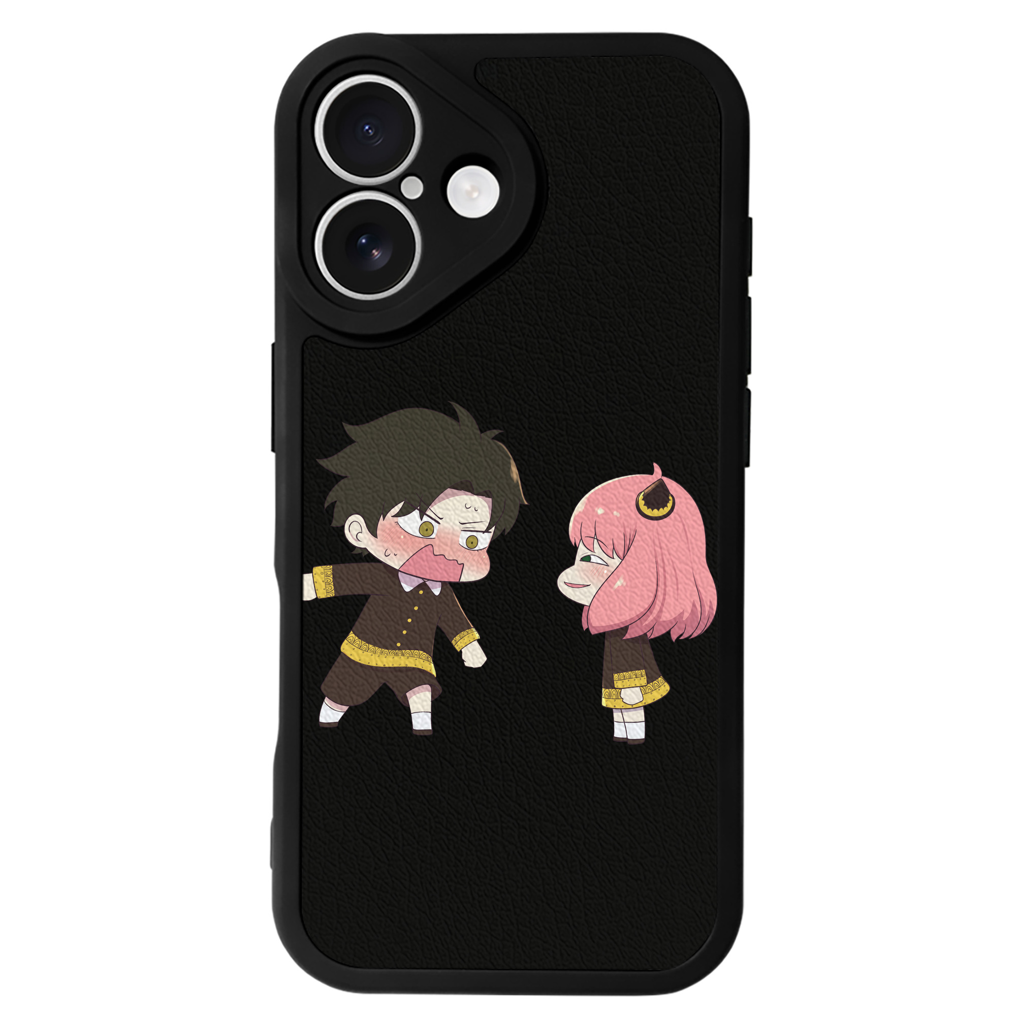 （画像用） SPY×FAMILY间谍家家酒 【iPhone 16シリーズ対応】シリコンスマホケース（レザー調） 材質：シリコン